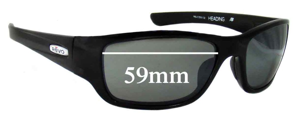 Sunglass Fix Replacement Lenses for Revo RE4058 - 59mm Wide