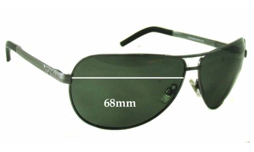 Sunglass Fix Replacement Lenses for R.M. Williams PA737 - 68mm Wide 