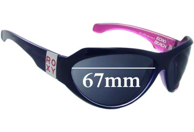 Roxy Echo Beach Replacement Lenses 67mm wide 