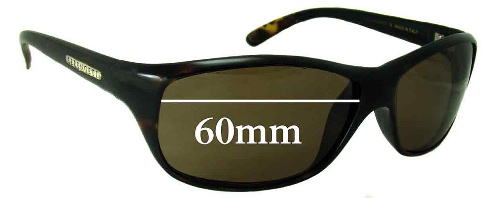 Sunglass Fix Replacement Lenses for Serengeti Arezzo - 60mm Wide