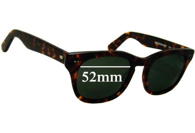 Shuron Sidewinder 5 1/2 Replacement Lenses 52mm wide 