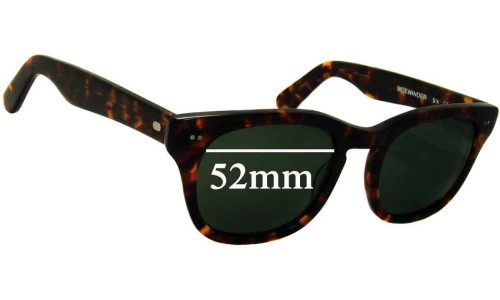 Sunglass Fix Replacement Lenses for Shuron Sidewinder 5 1/2 - 52mm Wide 