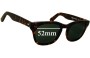 Sunglass Fix Replacement Lenses for Shuron Sidewinder 5 1/2 - 52mm Wide 