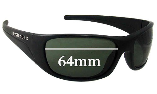 Sunglass Fix Replacement Lenses for Spotters Alpha 2015 & Prior - 64mm Wide 