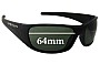 Sunglass Fix Replacement Lenses for Spotters Alpha 2015 & Prior - 64mm Wide 