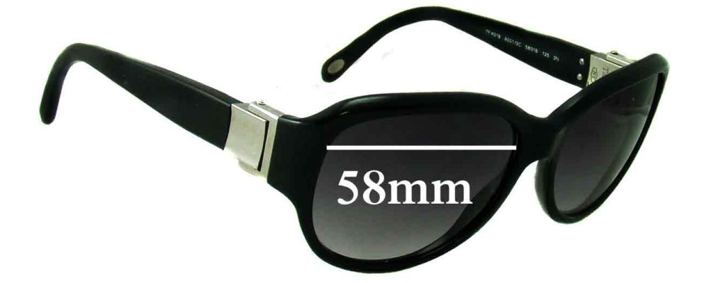 Sunglass Fix Replacement Lenses for Tiffany & Co TF 4018 - 58mm Wide