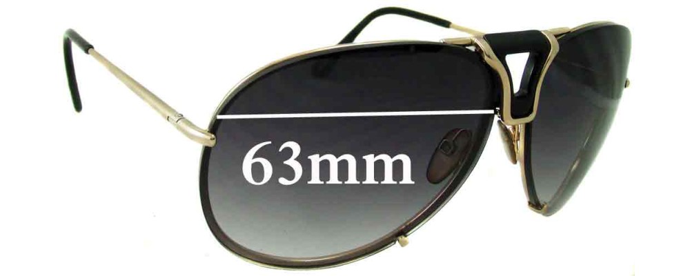 Sunglass Fix Replacement Lenses for Tom Ford Hawkings FT0001 772 - 63mm Wide