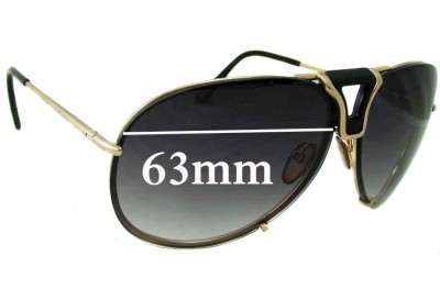 Tom Ford Hawkings TF1 772 Replacement Sunglass Lenses - 63mm wide 