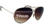Sunglass Fix Ersatzgläser für Tom Ford Peter TF142 - 59mm Wide 