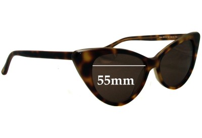 Tom Ford Nikita TF0173 Replacement Sunglass Lenses - 55mm Wide 