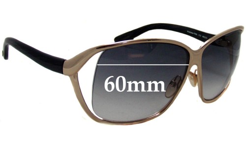 Sunglass Fix Replacement Lenses for Tom Ford Nicolette TF88 - 60mm Wide 