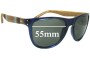 Sunglass Fix Replacement Lenses for Tommy Hilfiger TH Sun Rx 08 - 55mm Wide 