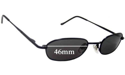 Sunglass Fix Replacement Lenses for Unbranded Unidentified - 46mm Wide 