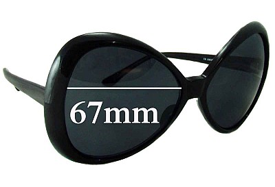 Unbranded Unidentified DYPHC 175 Replacement Lenses 67mm wide 