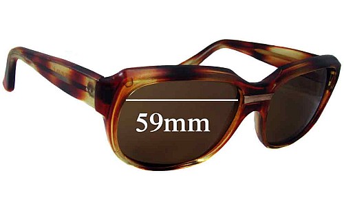 Sunglass Fix Replacement Lenses for Unbranded Unidentified - 59mm Wide 