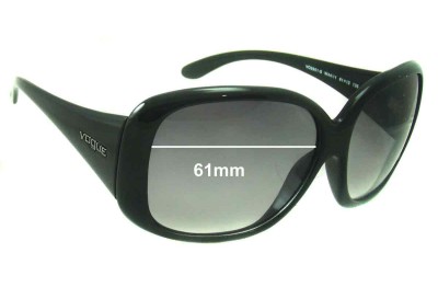 Vogue VO2551-S Verres de Remplacement 61mm wide 