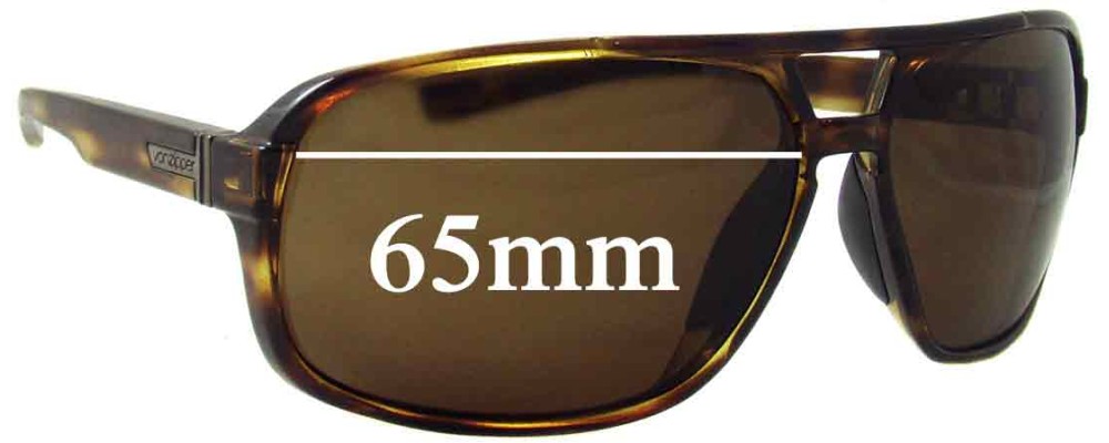 Sunglass Fix Replacement Lenses for Von Zipper Decco - 65mm Wide
