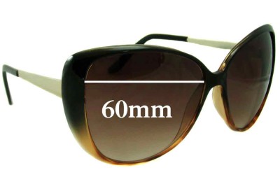 Witchery Linda Replacement Lenses 60mm wide 