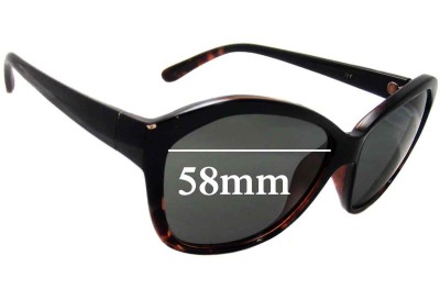 Witchery Yolanda Replacement Lenses 58mm wide 