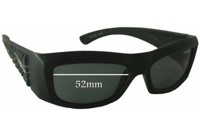 Arnette AN4057 Replacement Lenses 52mm wide 