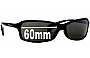 Sunglass Fix Verres de Remplacement pour Arnette AN4067 - 60mm Wide 