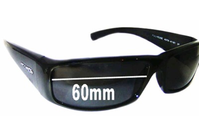 Arnette Full House AN4079 Replacement Lenses 60mm wide 