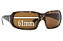 Sunglass Fix Lentes de Repuesto para Arnette Rushmore AN4081 - 61mm Wide 