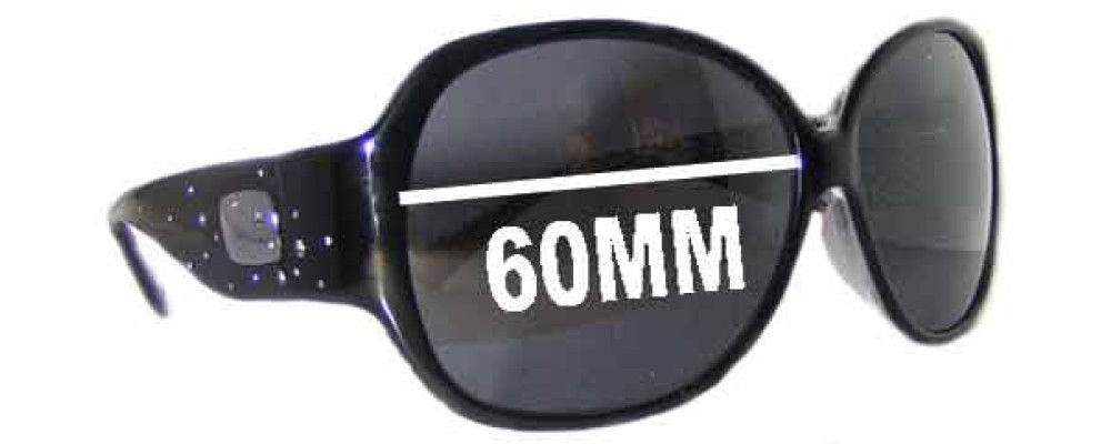 Sunglass Fix Replacement Lenses for Coach S468 Mimi - 60mm Wide
