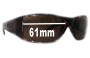 Sunglass Fix Replacement Lenses for Calvin Klein CK3052S - 61mm Wide 