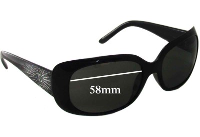Chanel 6026-B Replacement Lenses 58mm wide 