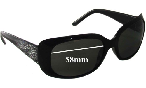 Sunglass Fix Replacement Lenses for Chanel 6026-B - 58mm Wide 