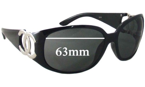 Sunglass Fix Lentes de Repuesto para Chanel 6619 - 63mm Wide 