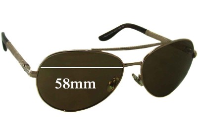 Chopard SCH 763S Replacement Lenses 58mm wide 
