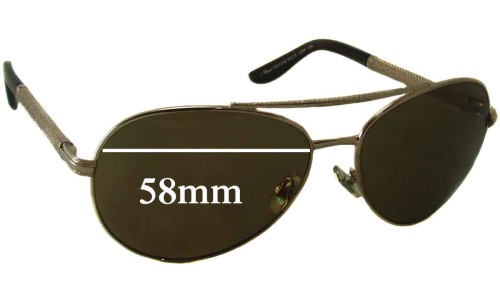 Sunglass Fix Replacement Lenses for Chopard SCH 763S - 58mm Wide 