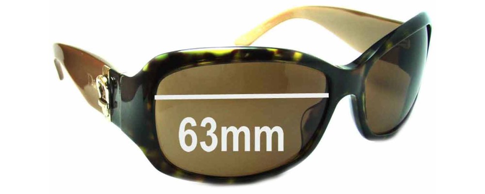 Sunglass Fix Replacement Lenses for Christian Dior Made 1 - 63mm Wide