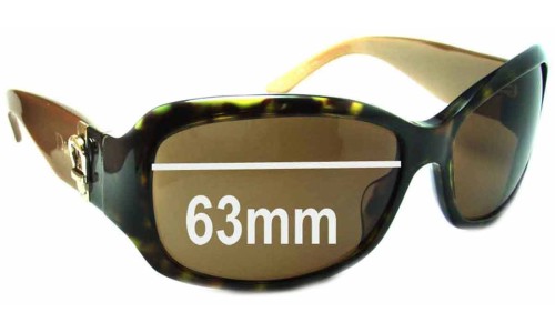 Sunglass Fix Replacement Lenses for Christian Dior Made 1 - 63mm Wide 