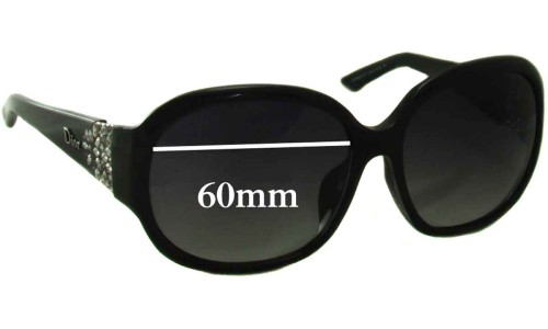 Sunglass Fix Replacement Lenses for Christian Dior Delicacy - 60mm Wide 
