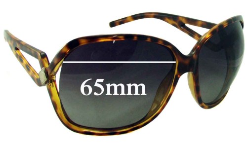 Sunglass Fix Replacement Lenses for Christian Dior Mandrague - 65mm Wide 