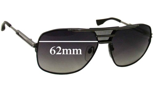 Sunglass Fix Replacement Lenses for Dita Armada - 62mm Wide 