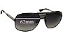 Sunglass Fix Replacement Lenses for Dita Armada - 62mm Wide 