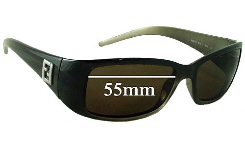 Sunglass Fix Lentes de Repuesto para Fendi FS 5078 - 55mm Wide 