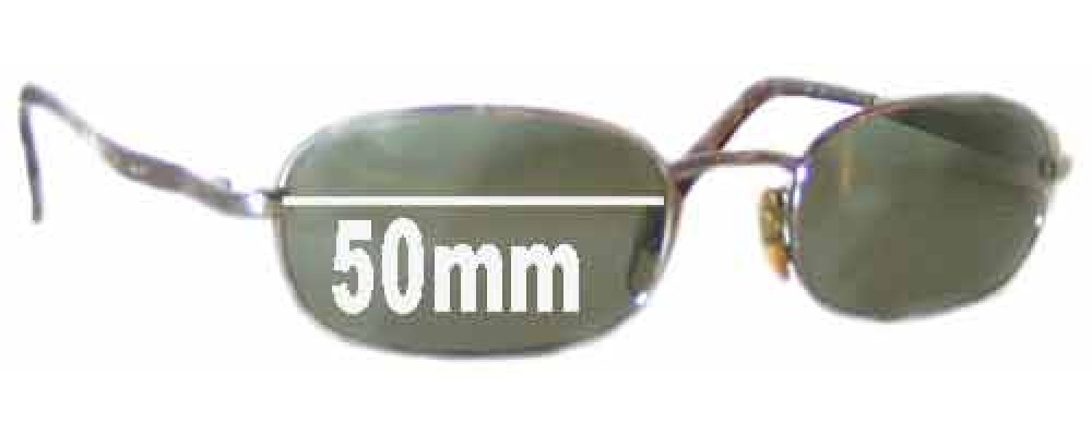 Sunglass Fix Replacement Lenses for Giorgio Armani GA 671 - 50mm Wide