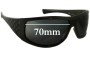 Sunglass Fix Replacement Lenses for Gucci GG1560/S - 70mm Wide 