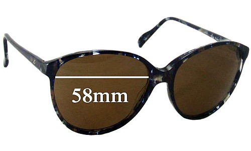 Sunglass Fix Replacement Lenses for Haute Couture Couture 3613-8 - 58mm Wide 