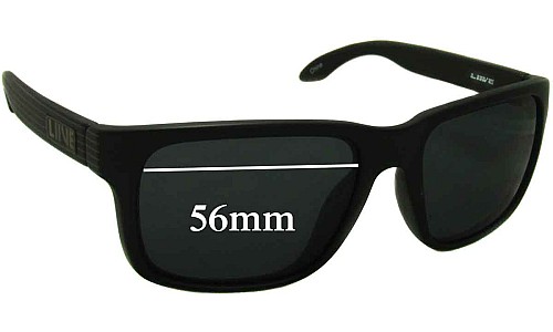 Sunglass Fix Replacement Lenses for Liive Rush - 56mm Wide 