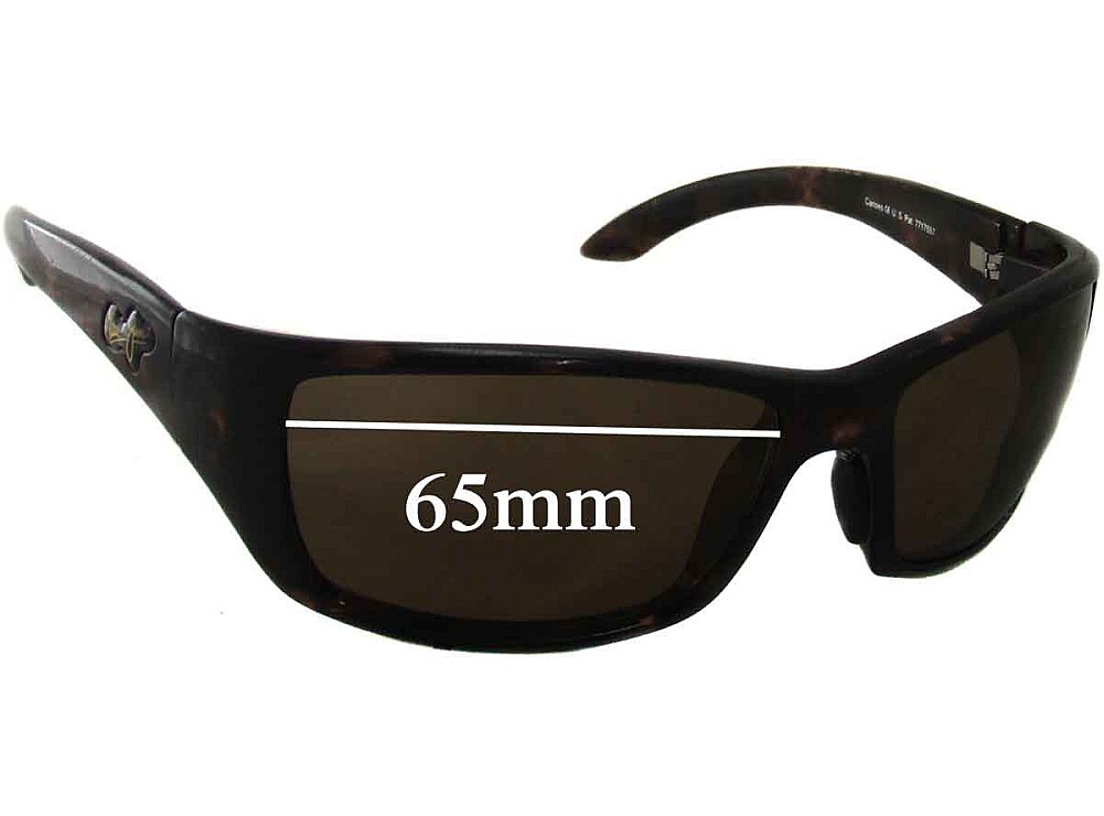 Sunglass Fix Replacement Lenses for Maui Jim MJ208 Canoe - 65mm Wide Sunglass Fix Replacement Lenses for Maui Jim MJ208 Canoe - 65mm Wide