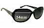 Sunglass Fix Replacement Lenses for Oroton  Sunshine - 54mm Wide 