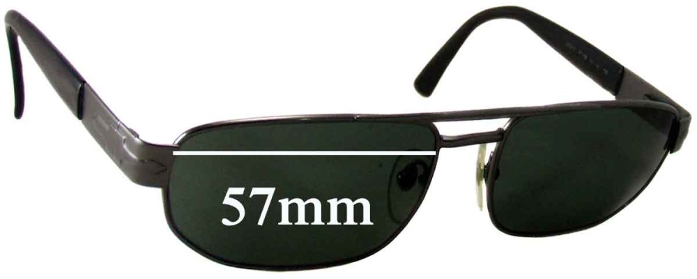 Sunglass Fix Replacement Lenses for Persol 2054-S - 57mm Wide