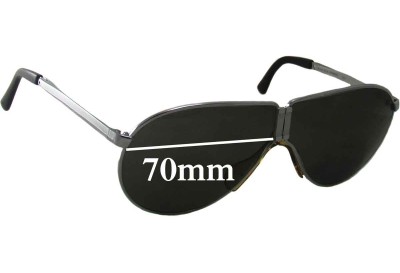 Carrera Porsche Design 5622 Replacement Sunglass Lenses - 70mm Wide- Sorry - We can Not Produce 