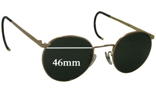Sunglass Fix Replacement Lenses for Randolph Engineering John Lennon - 46mm Wide 